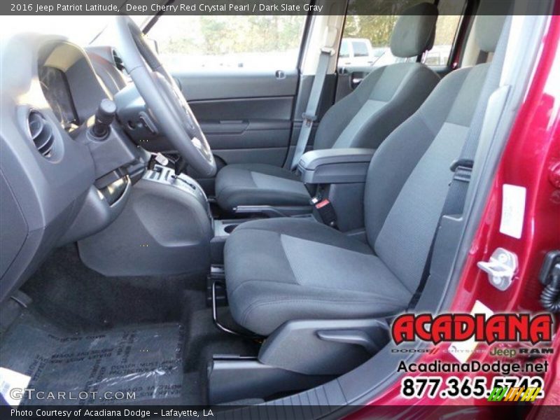 Deep Cherry Red Crystal Pearl / Dark Slate Gray 2016 Jeep Patriot Latitude