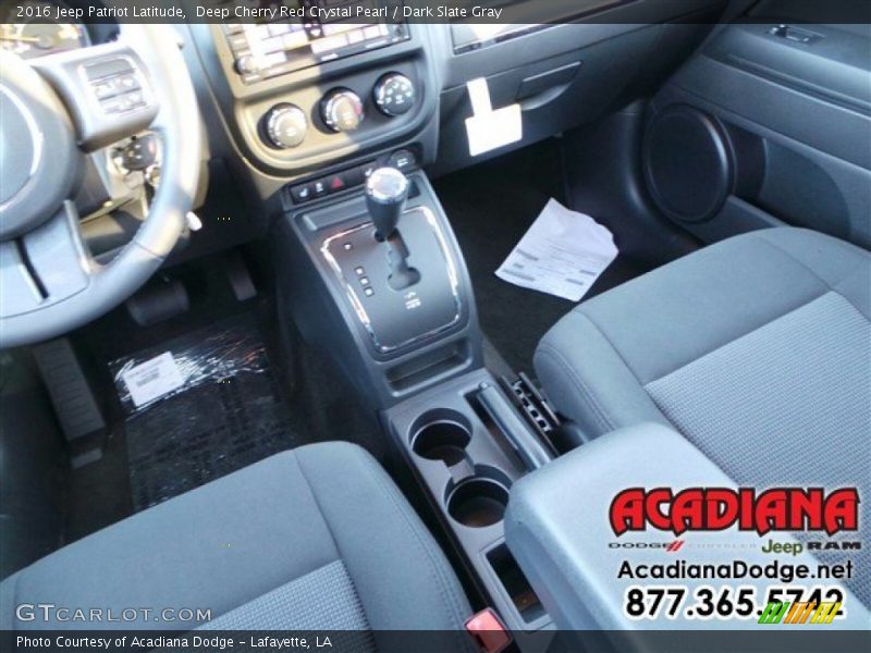 Deep Cherry Red Crystal Pearl / Dark Slate Gray 2016 Jeep Patriot Latitude