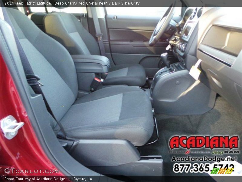 Deep Cherry Red Crystal Pearl / Dark Slate Gray 2016 Jeep Patriot Latitude
