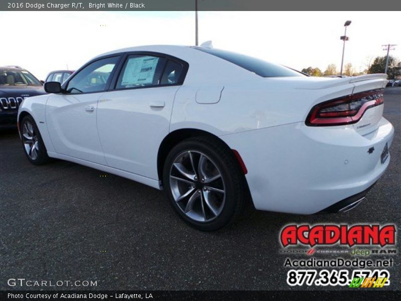 Bright White / Black 2016 Dodge Charger R/T