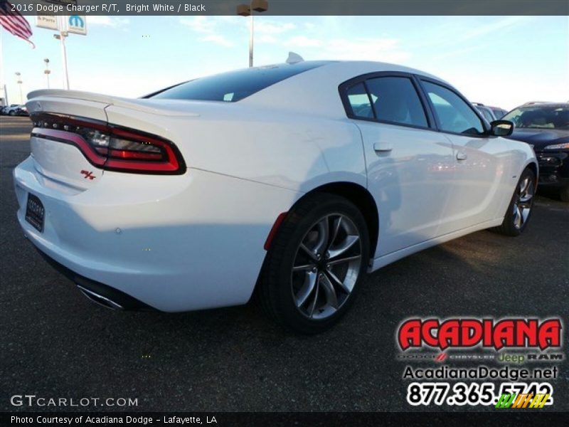 Bright White / Black 2016 Dodge Charger R/T