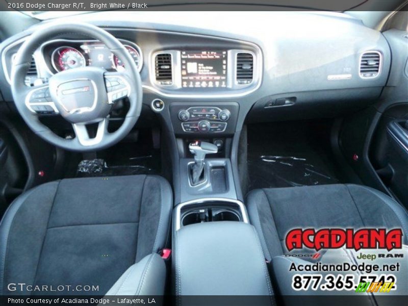 Bright White / Black 2016 Dodge Charger R/T