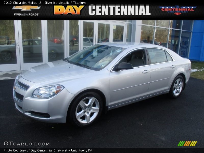 Silver Ice Metallic / Titanium 2012 Chevrolet Malibu LS
