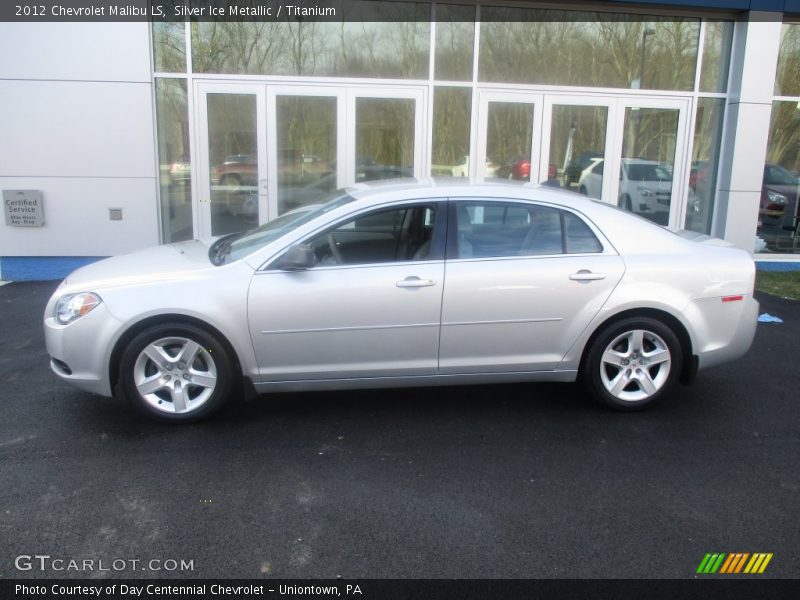 Silver Ice Metallic / Titanium 2012 Chevrolet Malibu LS