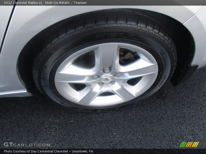 Silver Ice Metallic / Titanium 2012 Chevrolet Malibu LS