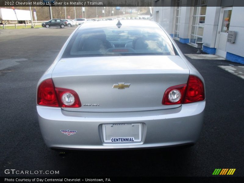 Silver Ice Metallic / Titanium 2012 Chevrolet Malibu LS