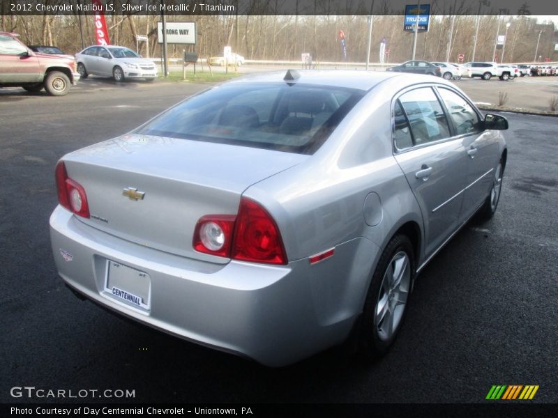 Silver Ice Metallic / Titanium 2012 Chevrolet Malibu LS
