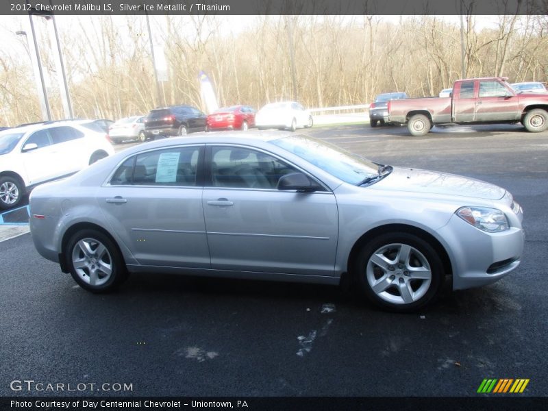 Silver Ice Metallic / Titanium 2012 Chevrolet Malibu LS