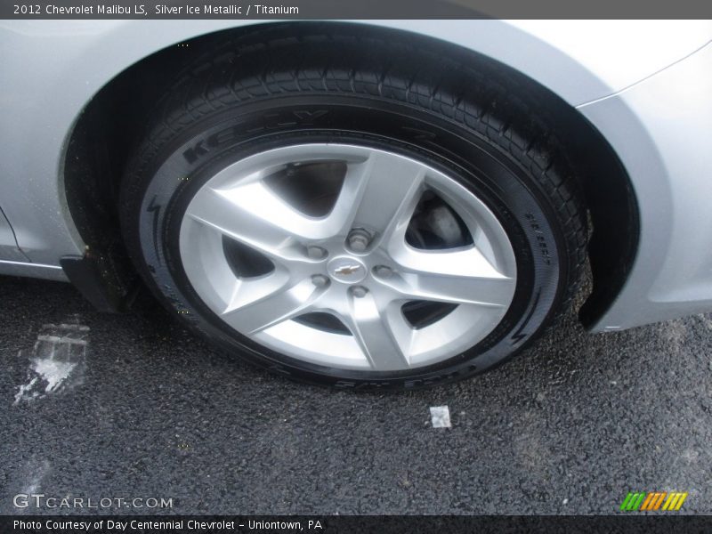 Silver Ice Metallic / Titanium 2012 Chevrolet Malibu LS