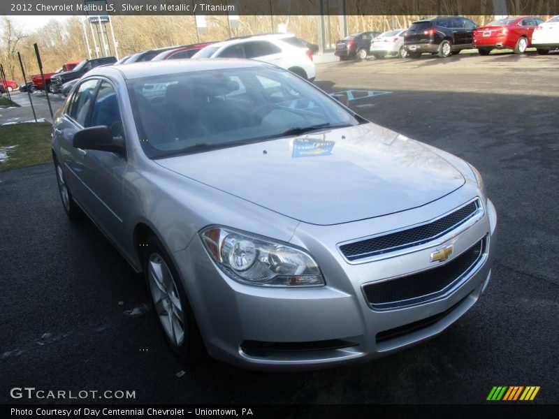 Silver Ice Metallic / Titanium 2012 Chevrolet Malibu LS