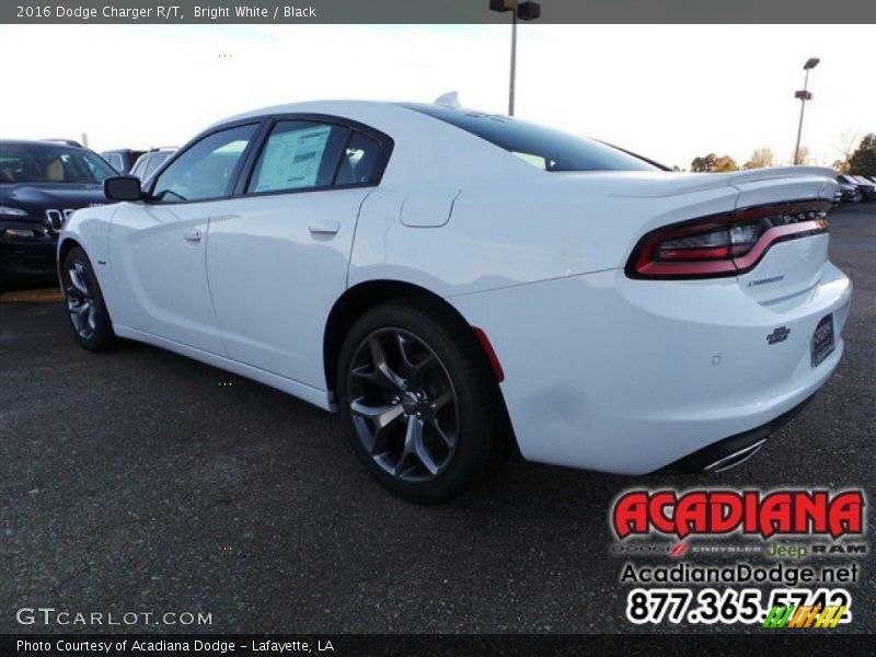 Bright White / Black 2016 Dodge Charger R/T