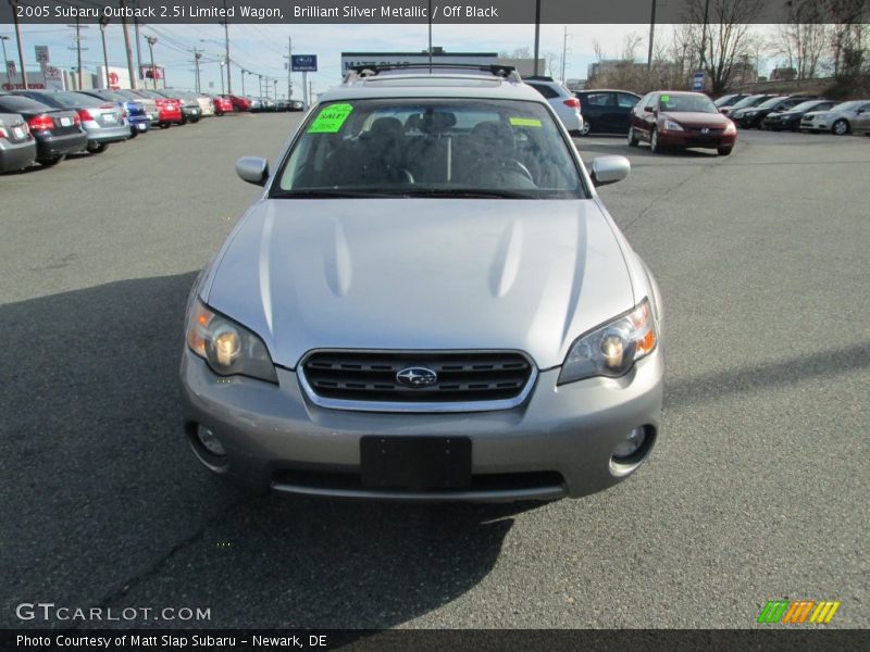 Brilliant Silver Metallic / Off Black 2005 Subaru Outback 2.5i Limited Wagon
