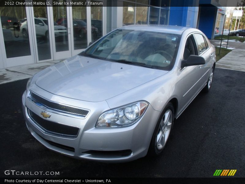 Silver Ice Metallic / Titanium 2012 Chevrolet Malibu LS
