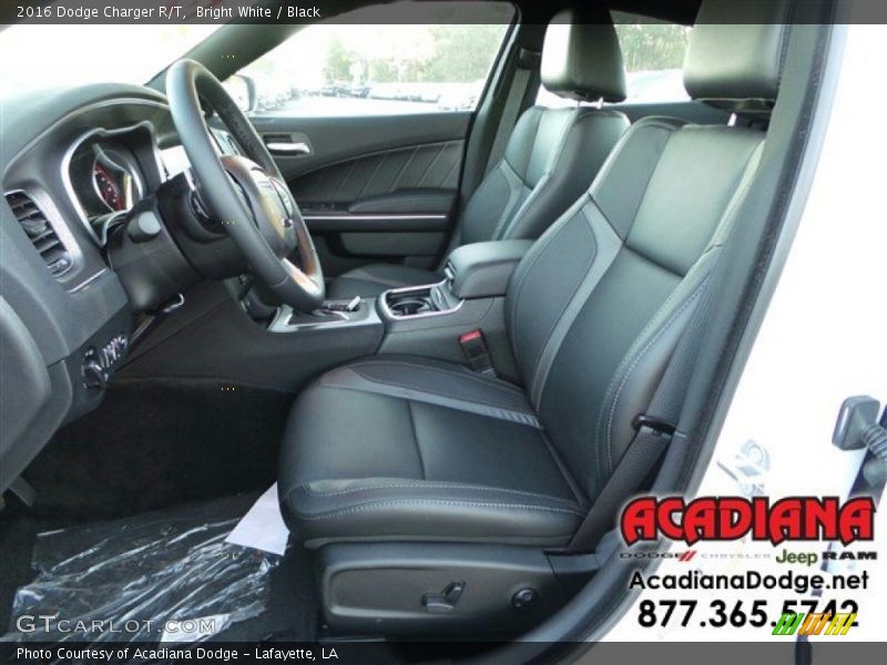 Bright White / Black 2016 Dodge Charger R/T