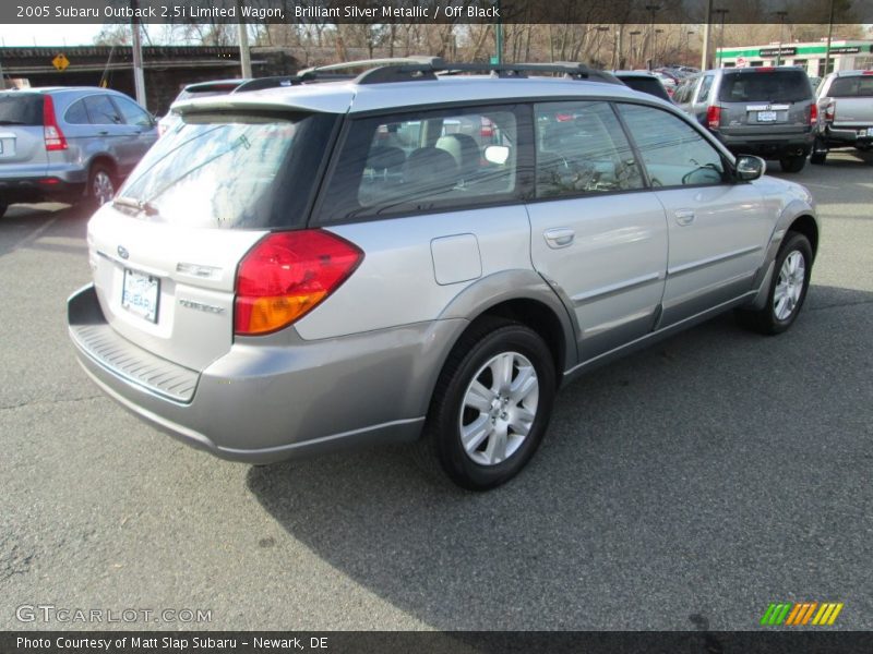 Brilliant Silver Metallic / Off Black 2005 Subaru Outback 2.5i Limited Wagon