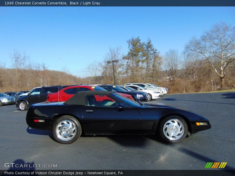 Black / Light Gray 1996 Chevrolet Corvette Convertible