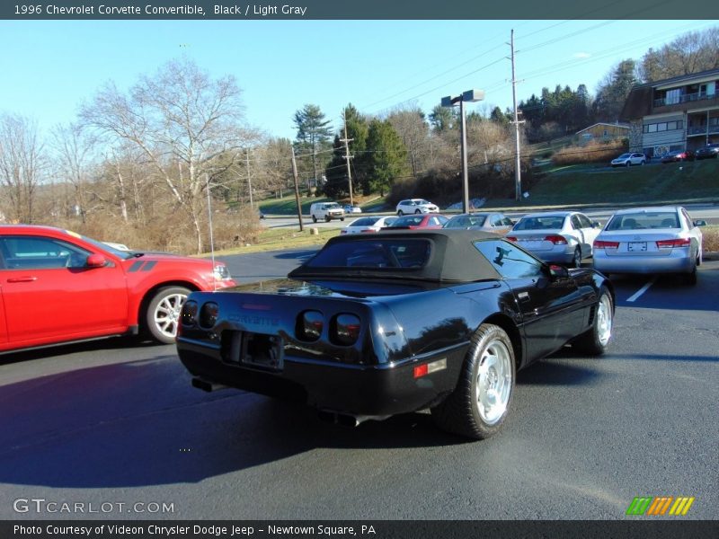 Black / Light Gray 1996 Chevrolet Corvette Convertible