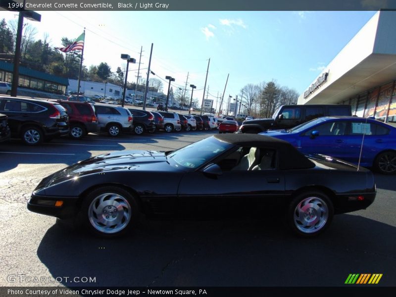 Black / Light Gray 1996 Chevrolet Corvette Convertible