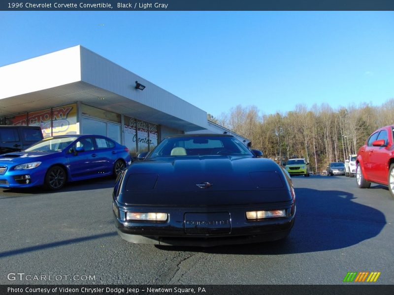 Black / Light Gray 1996 Chevrolet Corvette Convertible