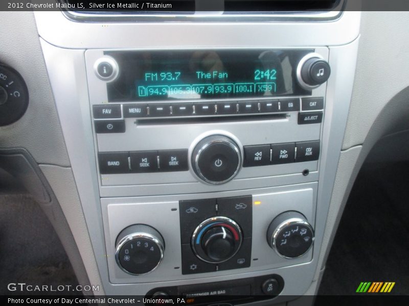 Silver Ice Metallic / Titanium 2012 Chevrolet Malibu LS