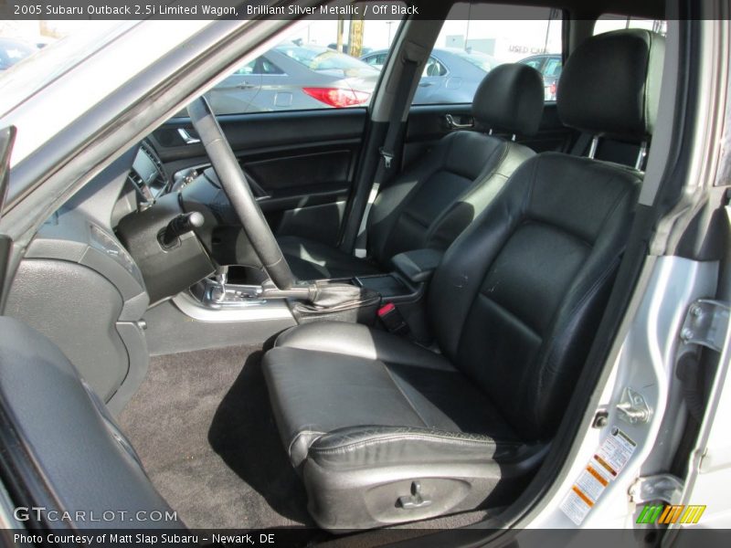 Brilliant Silver Metallic / Off Black 2005 Subaru Outback 2.5i Limited Wagon