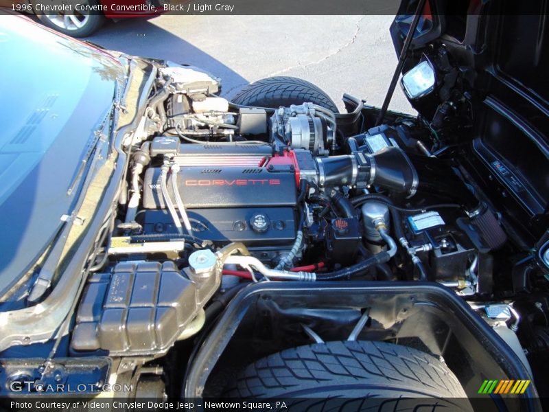 Black / Light Gray 1996 Chevrolet Corvette Convertible