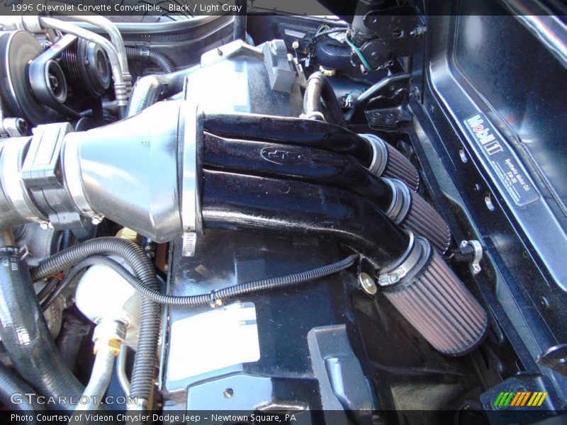 Black / Light Gray 1996 Chevrolet Corvette Convertible