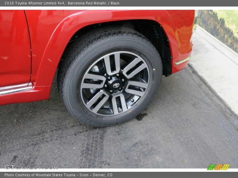 Barcelona Red Metallic / Black 2016 Toyota 4Runner Limited 4x4