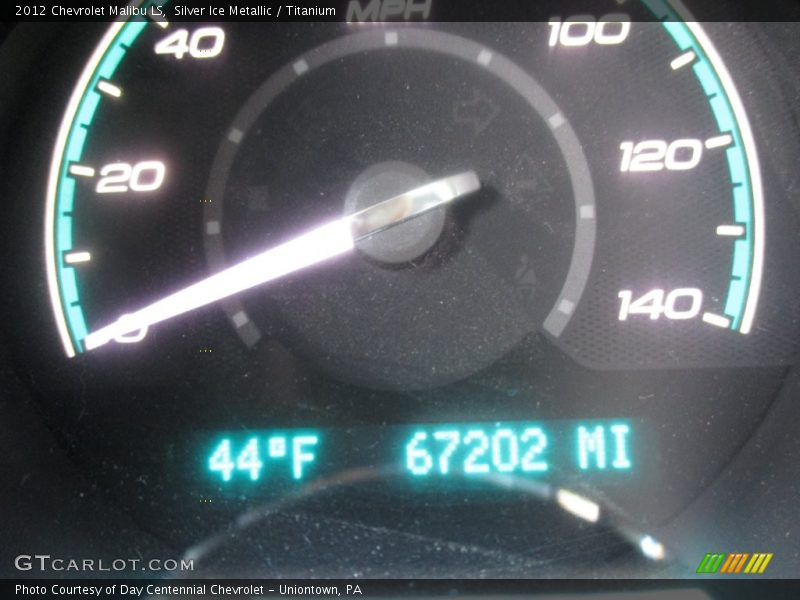Silver Ice Metallic / Titanium 2012 Chevrolet Malibu LS