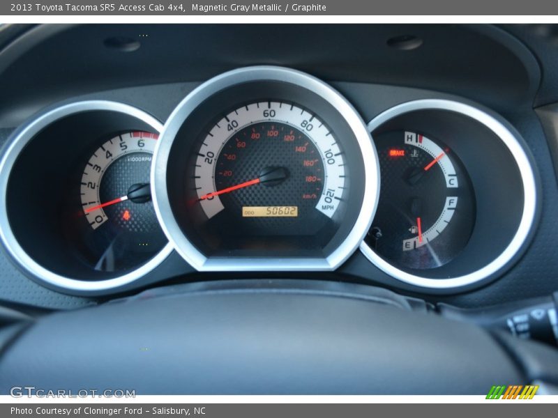 Magnetic Gray Metallic / Graphite 2013 Toyota Tacoma SR5 Access Cab 4x4