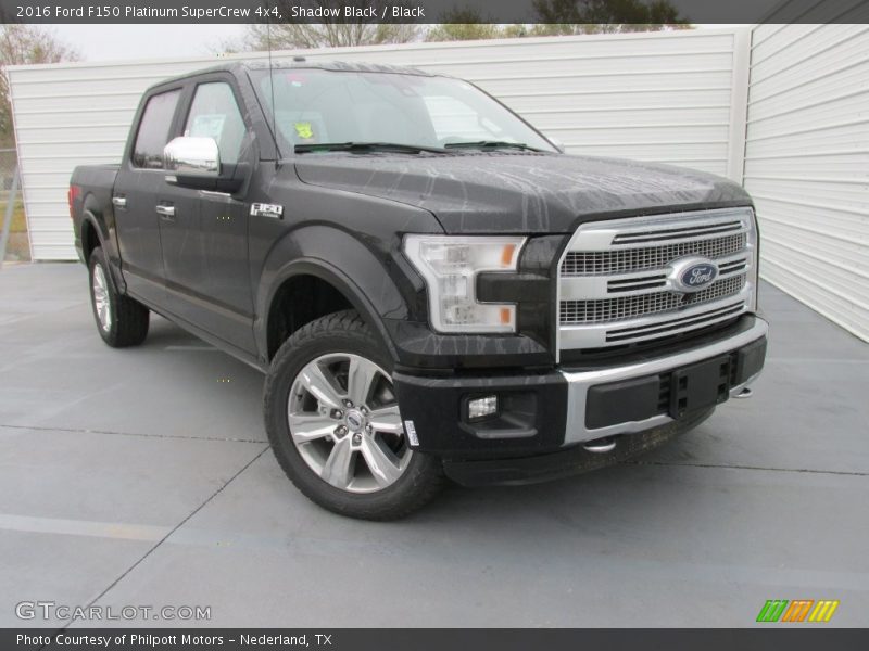 Shadow Black / Black 2016 Ford F150 Platinum SuperCrew 4x4