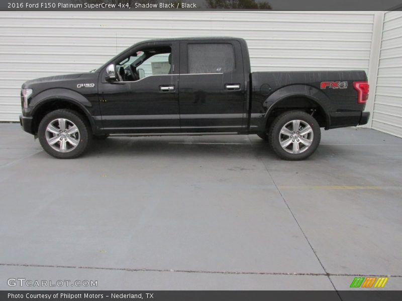 Shadow Black / Black 2016 Ford F150 Platinum SuperCrew 4x4