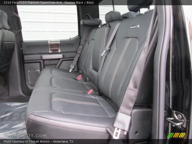 Rear Seat of 2016 F150 Platinum SuperCrew 4x4