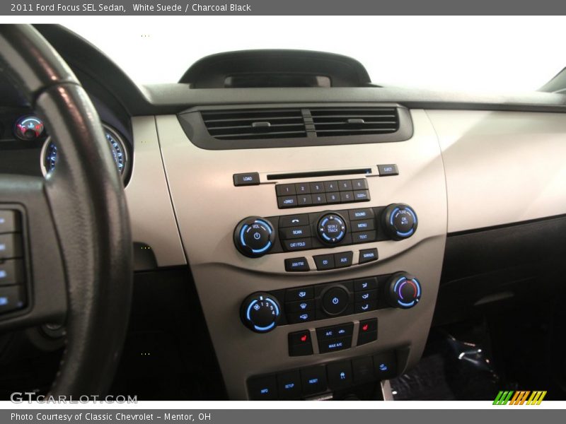White Suede / Charcoal Black 2011 Ford Focus SEL Sedan