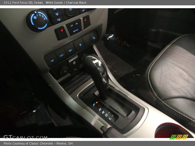 White Suede / Charcoal Black 2011 Ford Focus SEL Sedan