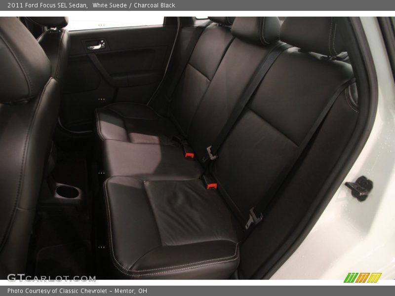 White Suede / Charcoal Black 2011 Ford Focus SEL Sedan