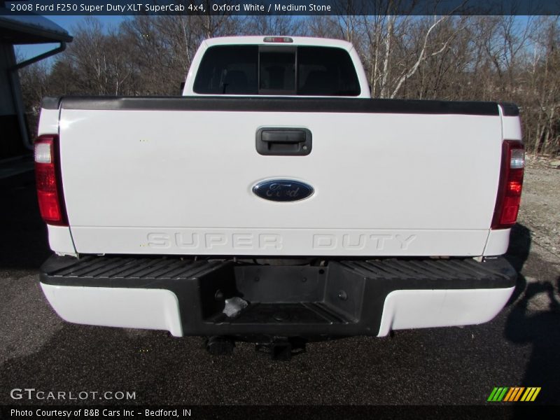 Oxford White / Medium Stone 2008 Ford F250 Super Duty XLT SuperCab 4x4