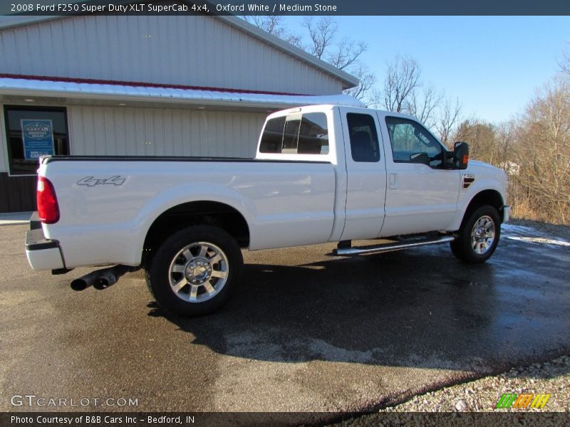 Oxford White / Medium Stone 2008 Ford F250 Super Duty XLT SuperCab 4x4