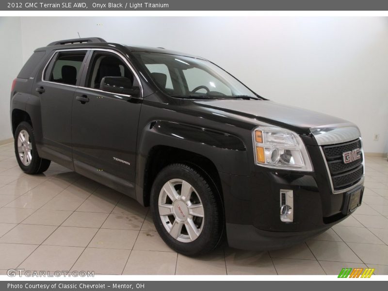 Onyx Black / Light Titanium 2012 GMC Terrain SLE AWD