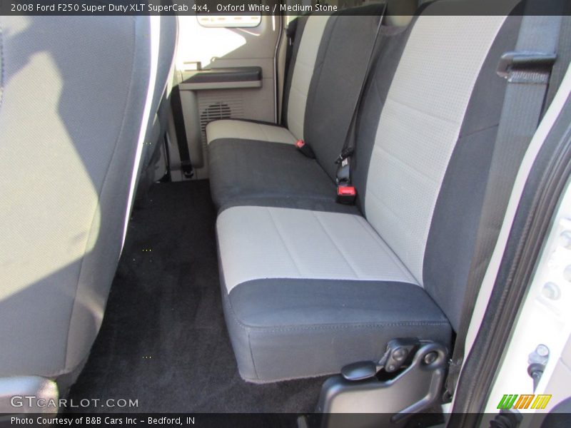 Oxford White / Medium Stone 2008 Ford F250 Super Duty XLT SuperCab 4x4