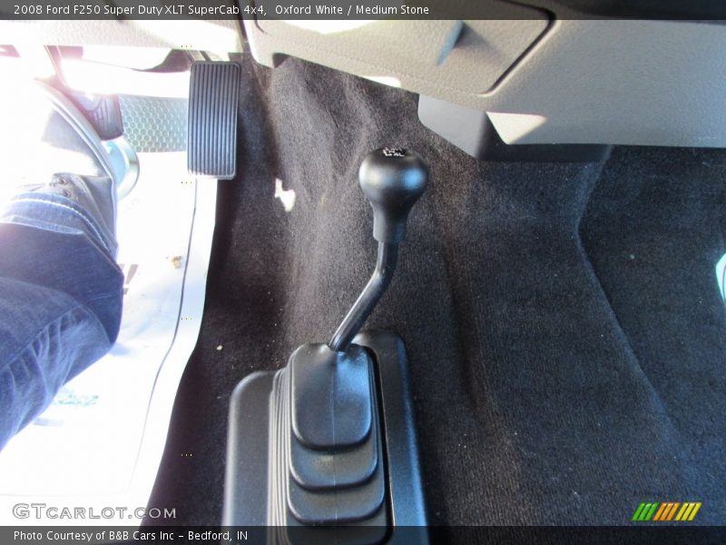 Oxford White / Medium Stone 2008 Ford F250 Super Duty XLT SuperCab 4x4