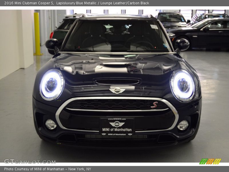 Lapisluxury Blue Metallic / Lounge Leather/Carbon Black 2016 Mini Clubman Cooper S
