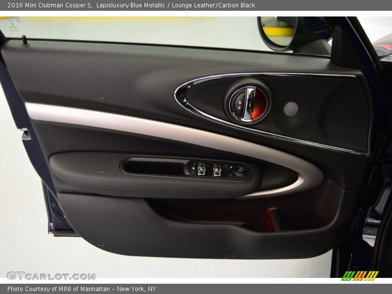 Lapisluxury Blue Metallic / Lounge Leather/Carbon Black 2016 Mini Clubman Cooper S