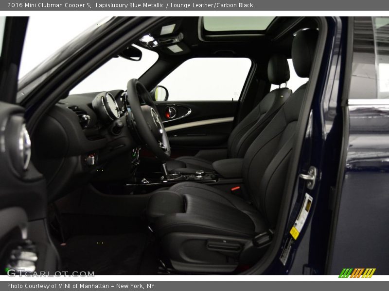 Lapisluxury Blue Metallic / Lounge Leather/Carbon Black 2016 Mini Clubman Cooper S