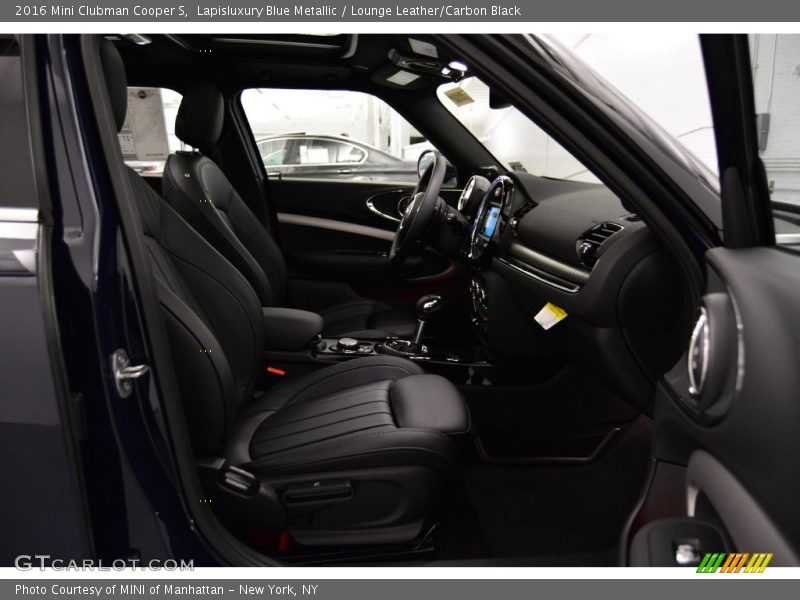 Lapisluxury Blue Metallic / Lounge Leather/Carbon Black 2016 Mini Clubman Cooper S
