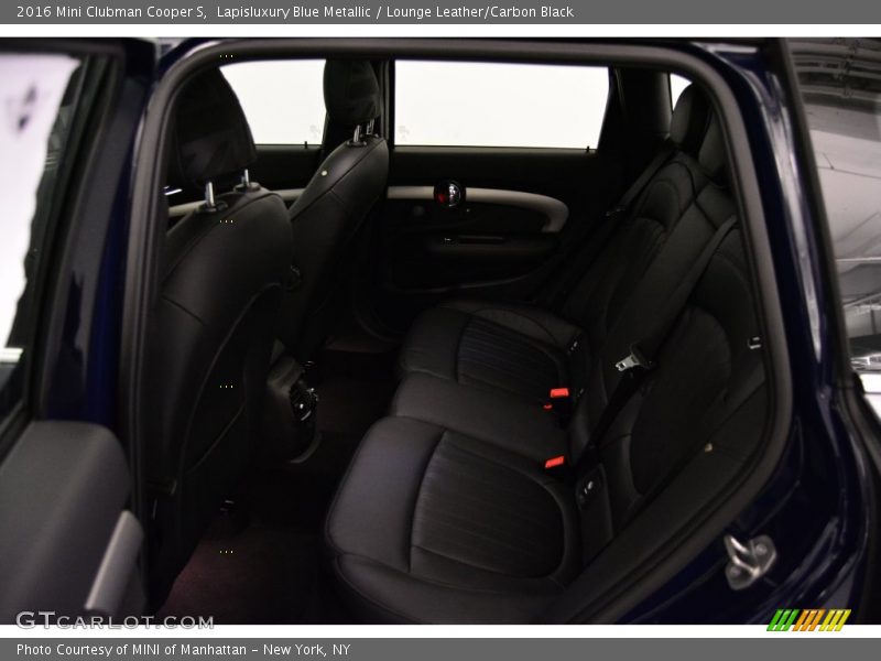 Lapisluxury Blue Metallic / Lounge Leather/Carbon Black 2016 Mini Clubman Cooper S