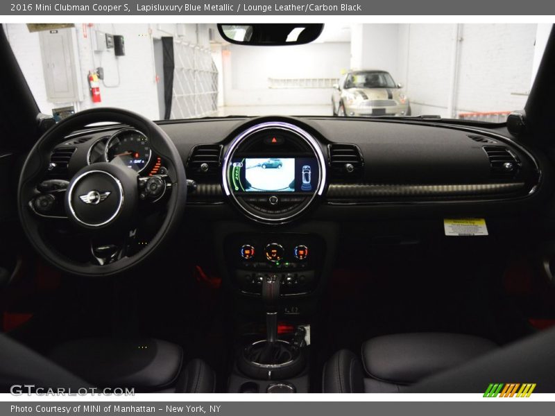 Lapisluxury Blue Metallic / Lounge Leather/Carbon Black 2016 Mini Clubman Cooper S