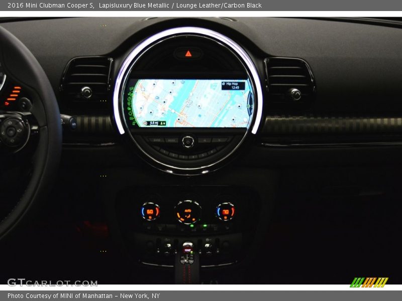 Lapisluxury Blue Metallic / Lounge Leather/Carbon Black 2016 Mini Clubman Cooper S