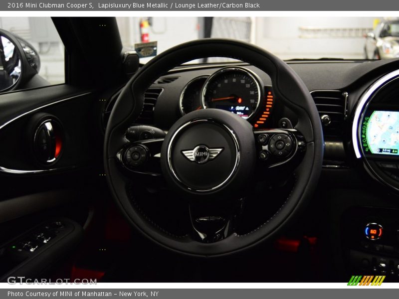 Lapisluxury Blue Metallic / Lounge Leather/Carbon Black 2016 Mini Clubman Cooper S