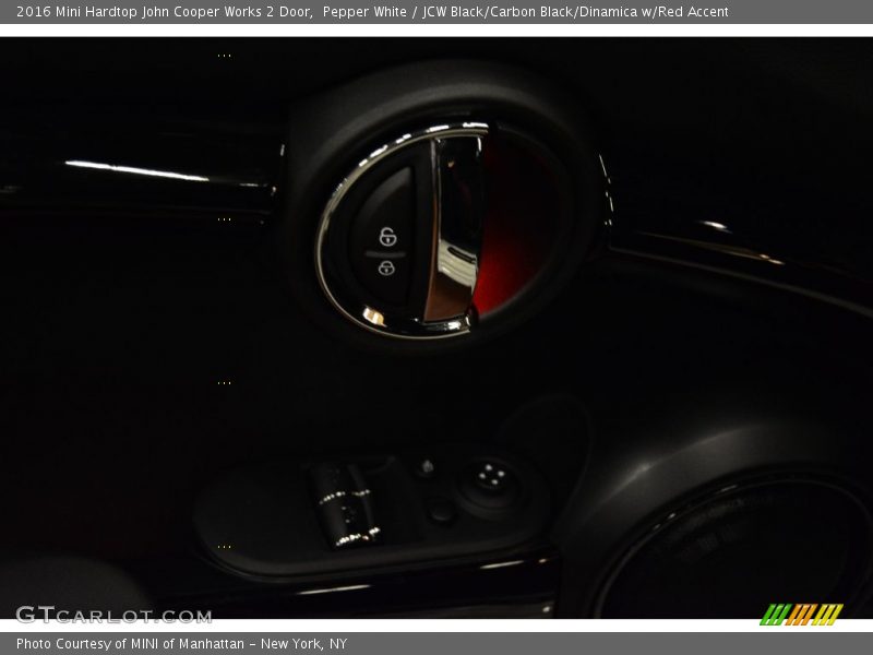 Pepper White / JCW Black/Carbon Black/Dinamica w/Red Accent 2016 Mini Hardtop John Cooper Works 2 Door